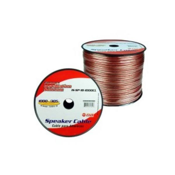 Pipeman's 18 Gauge Speaker Cable 1000ft Clear Jacket