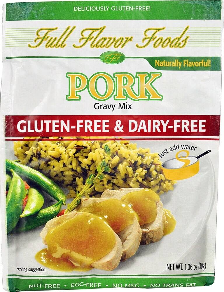 3 PACK of Full Flavor Foods Gravy Mix Pork -- 1.06 oz