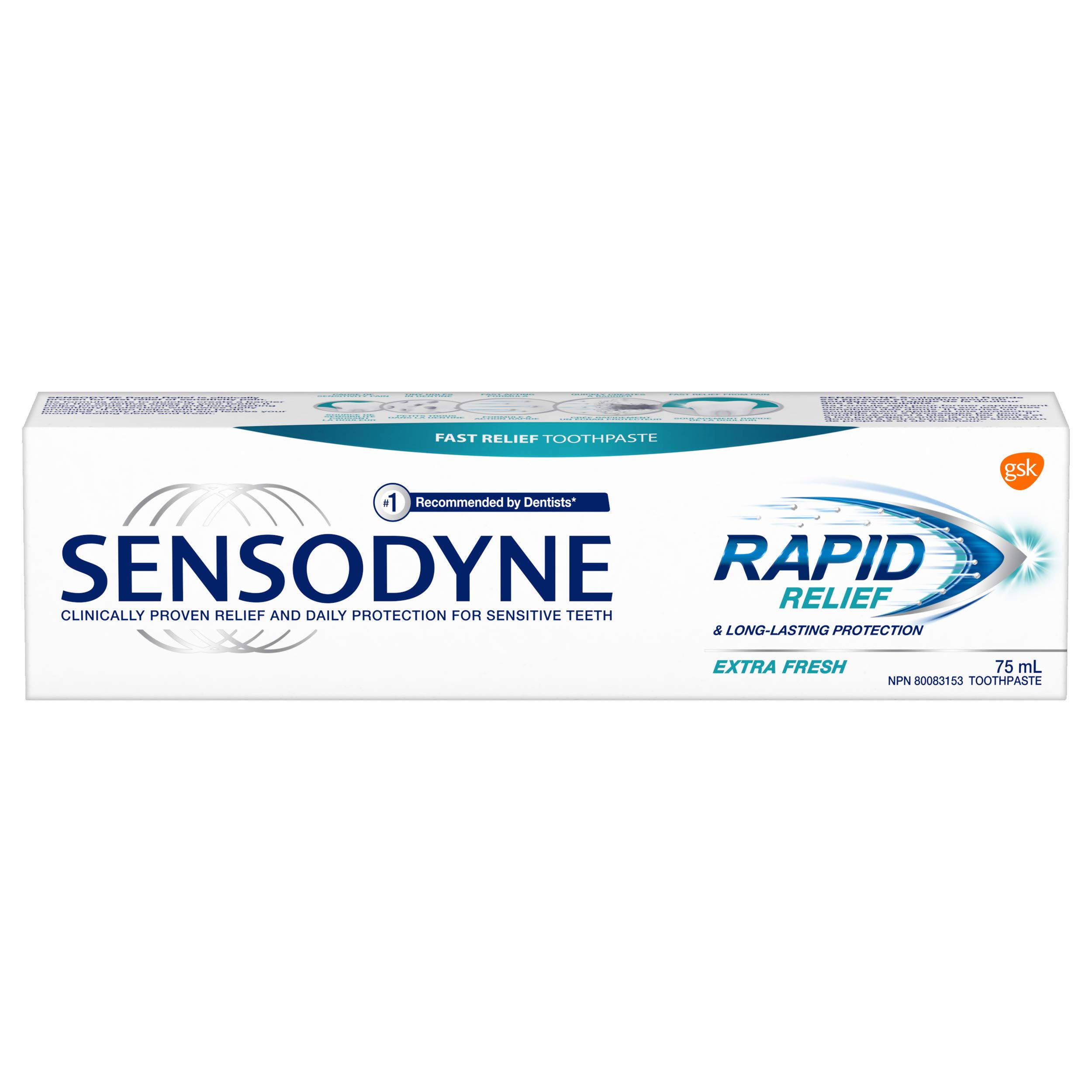 Sensodyne Rapid Relief Daily Sensitivity Toothpaste - 75ml