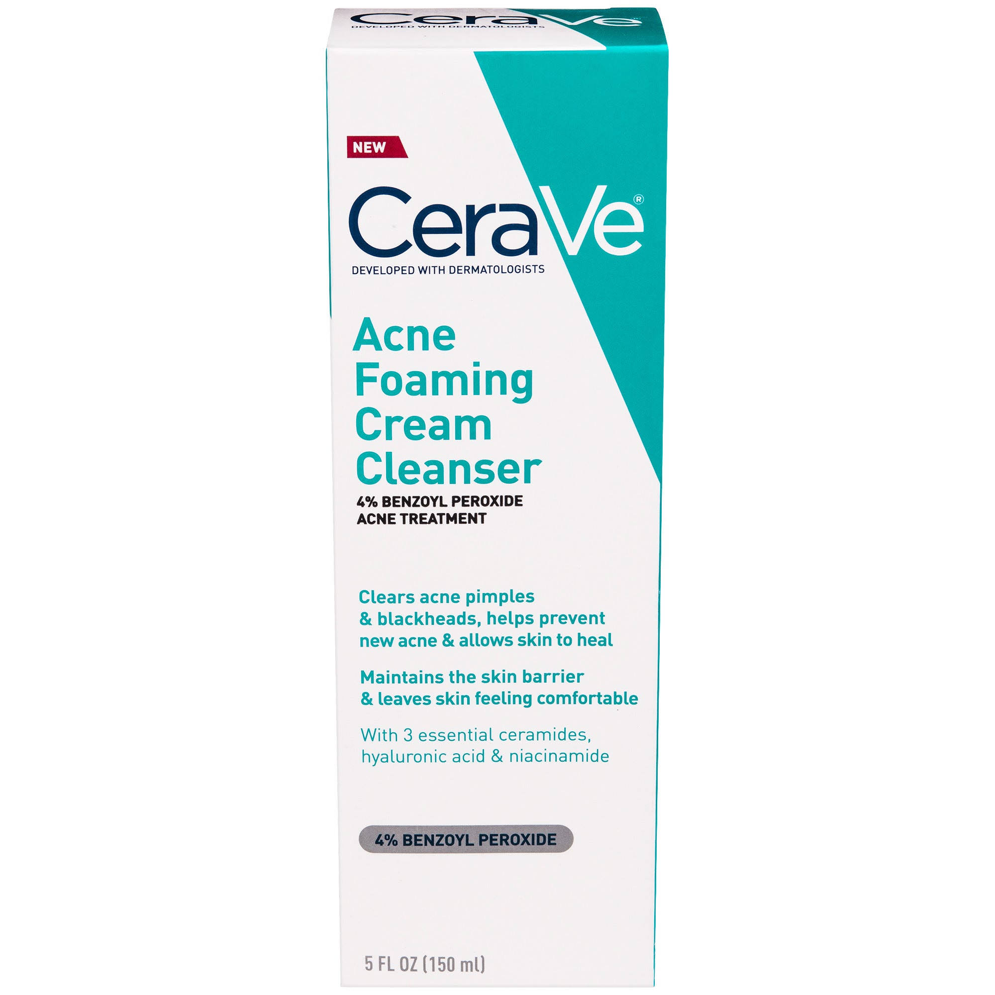 CeraVe Acne Foaming Cream Cleanser 5 oz