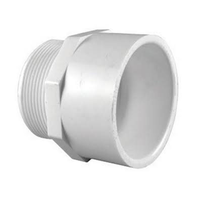 Charlotte Pipe PVC Sch. 40 MPT x S Male Adapter - 2 in
