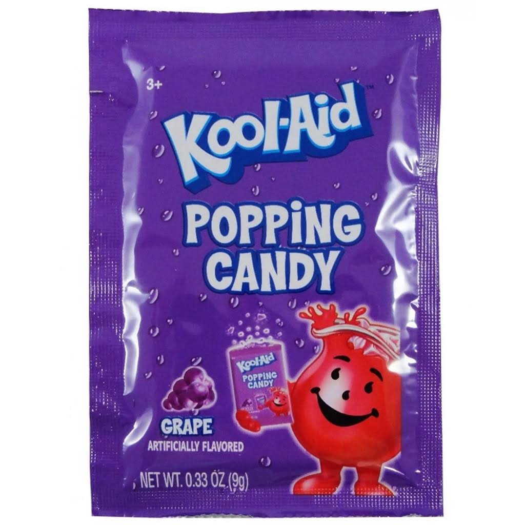 Kool Aid Popping Candy Pouch Grape (9g)