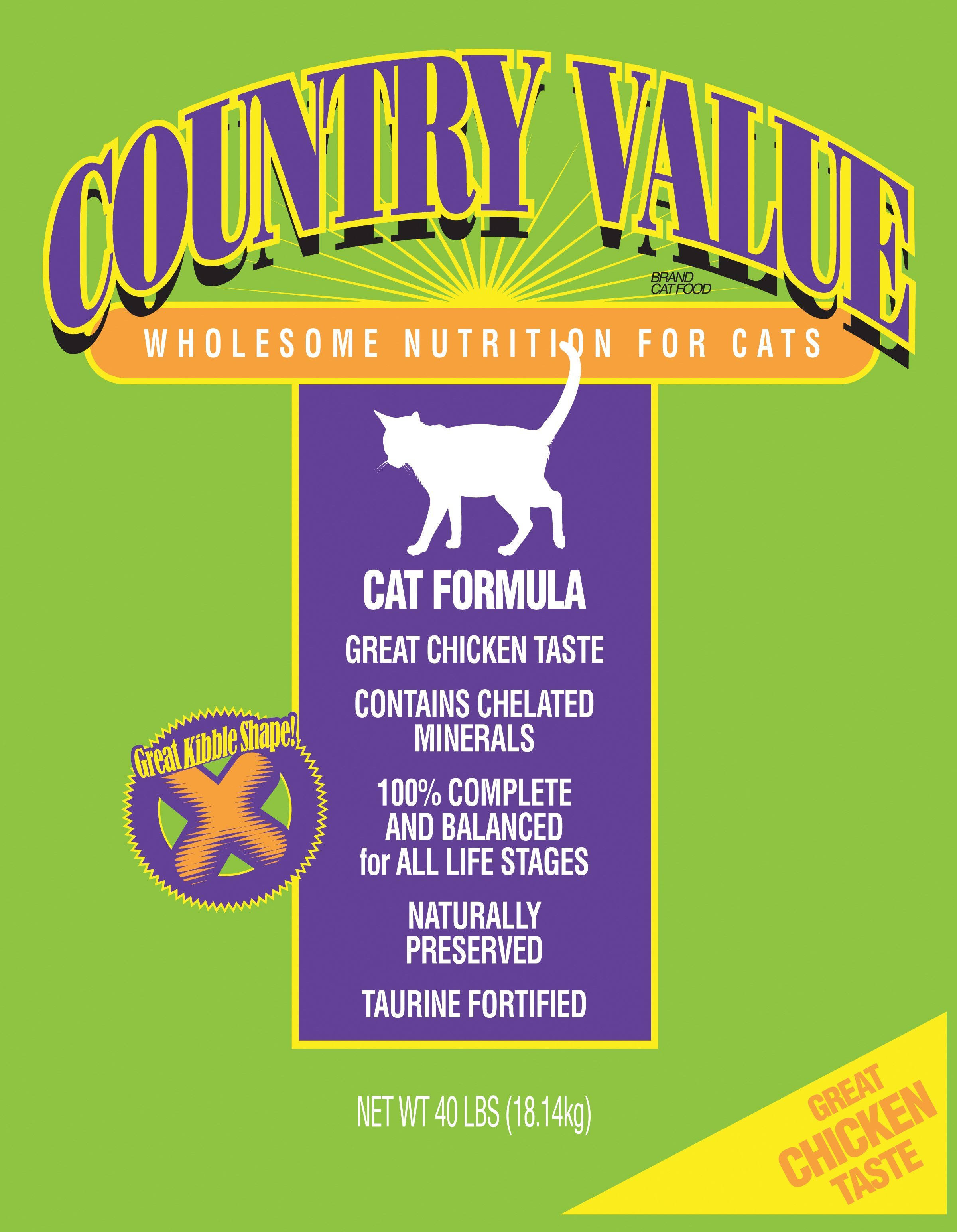 Country Value Adult Cat (40lb)