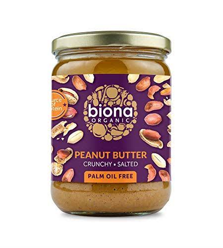 Biona Organic Crunchy Salt Peanut Butter - 500 G