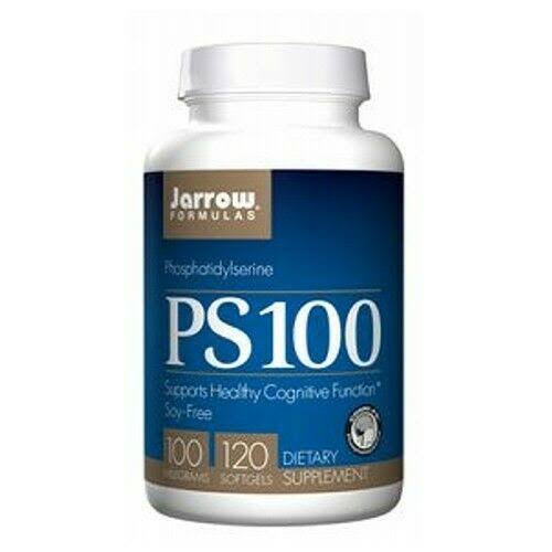 Jarrow Formulas, PS 100, Phosphatidylserine, 100 mg, 120 Softgels