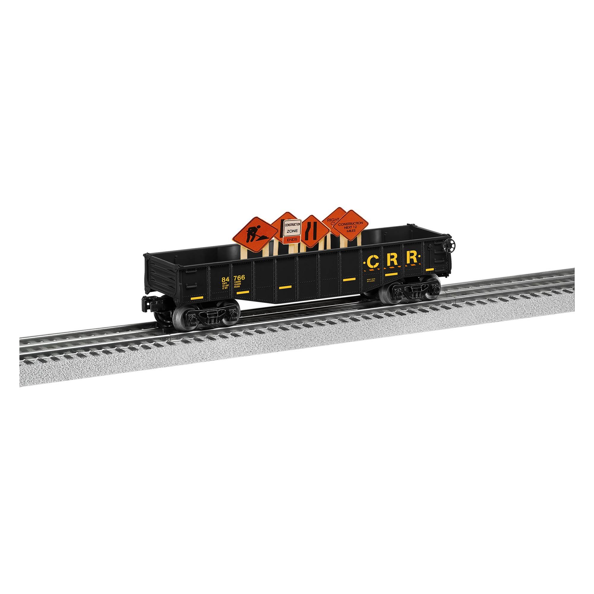 Lionel Trains Gondola With Construction Signs | Lionel | General | 30 Day Money Back Guarantee | Free Shipping On All Orders | Best Price Guarantee
