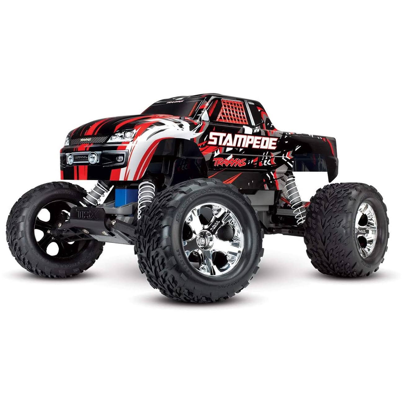 Traxxas Stampede 1/10 2WD Monster Truck with TQ 2.4GHz Radio, Red, 1:1