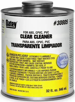 Oatey PVC Clear Cleaner - 473ml