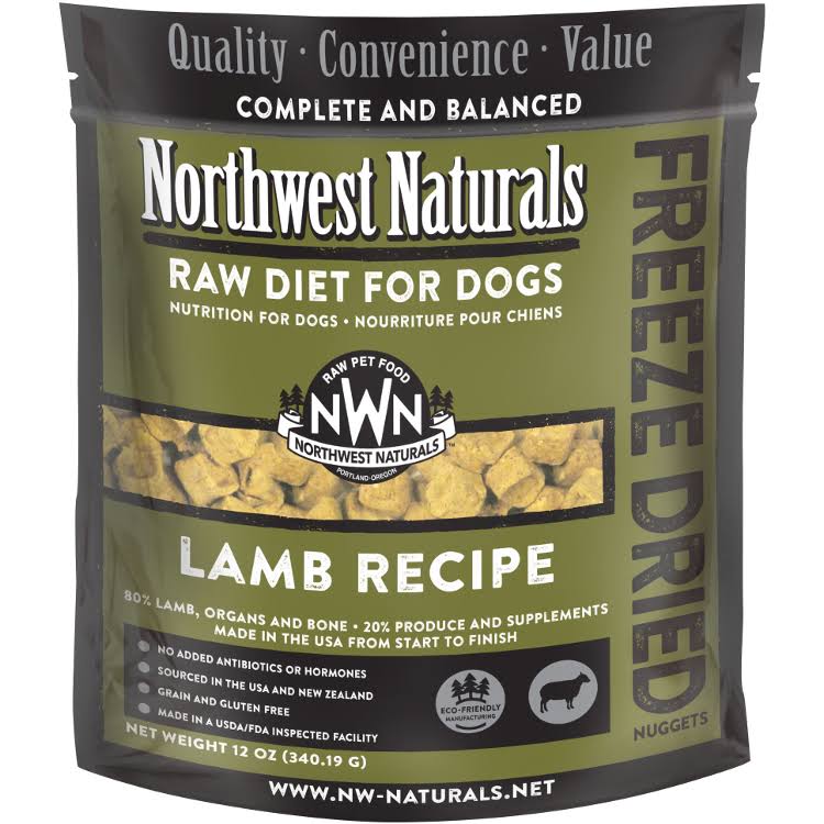 Northwest Naturals Freeze Dried Lamb Dog Food, 12 oz