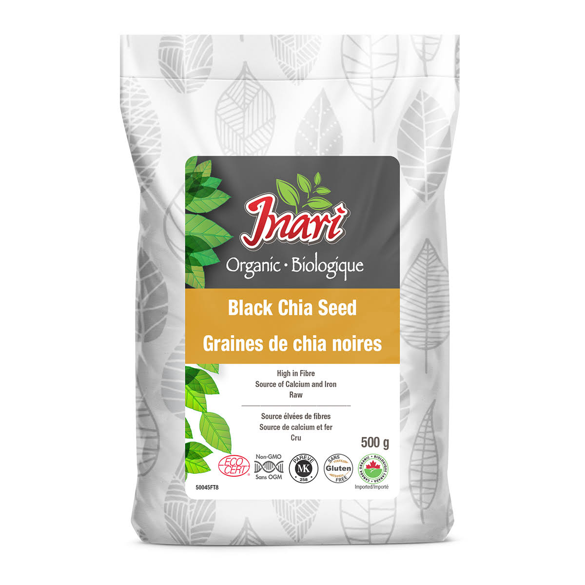 Inari Organic Whole Black Chia Seed 500g