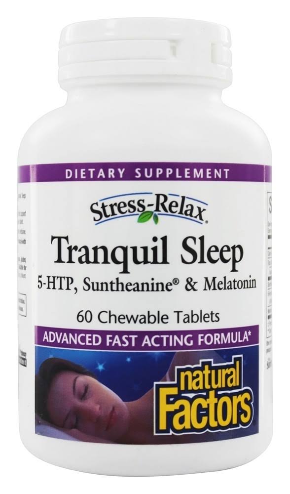Natural Factors Stress-Relax Tranquil Sleep, Chewable Tablets - 60 TA