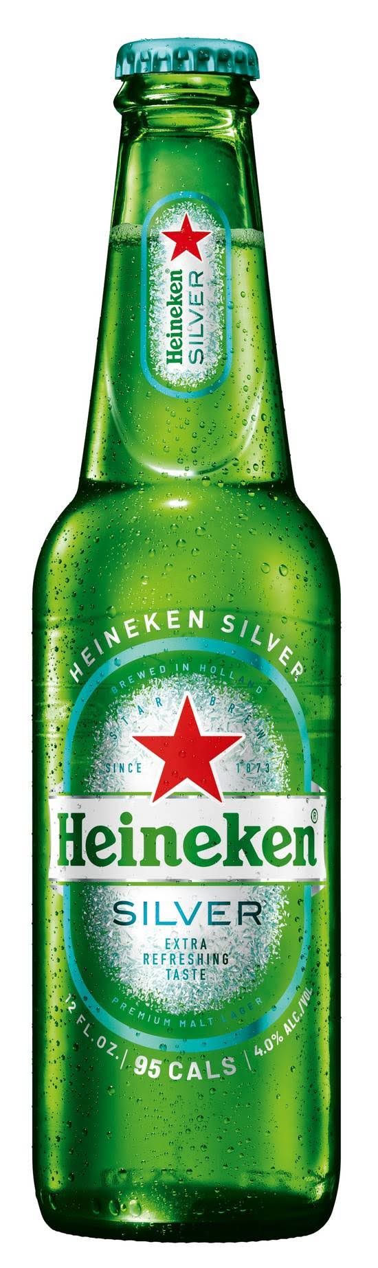 Heineken Silver Lager (6x 12oz bottles)