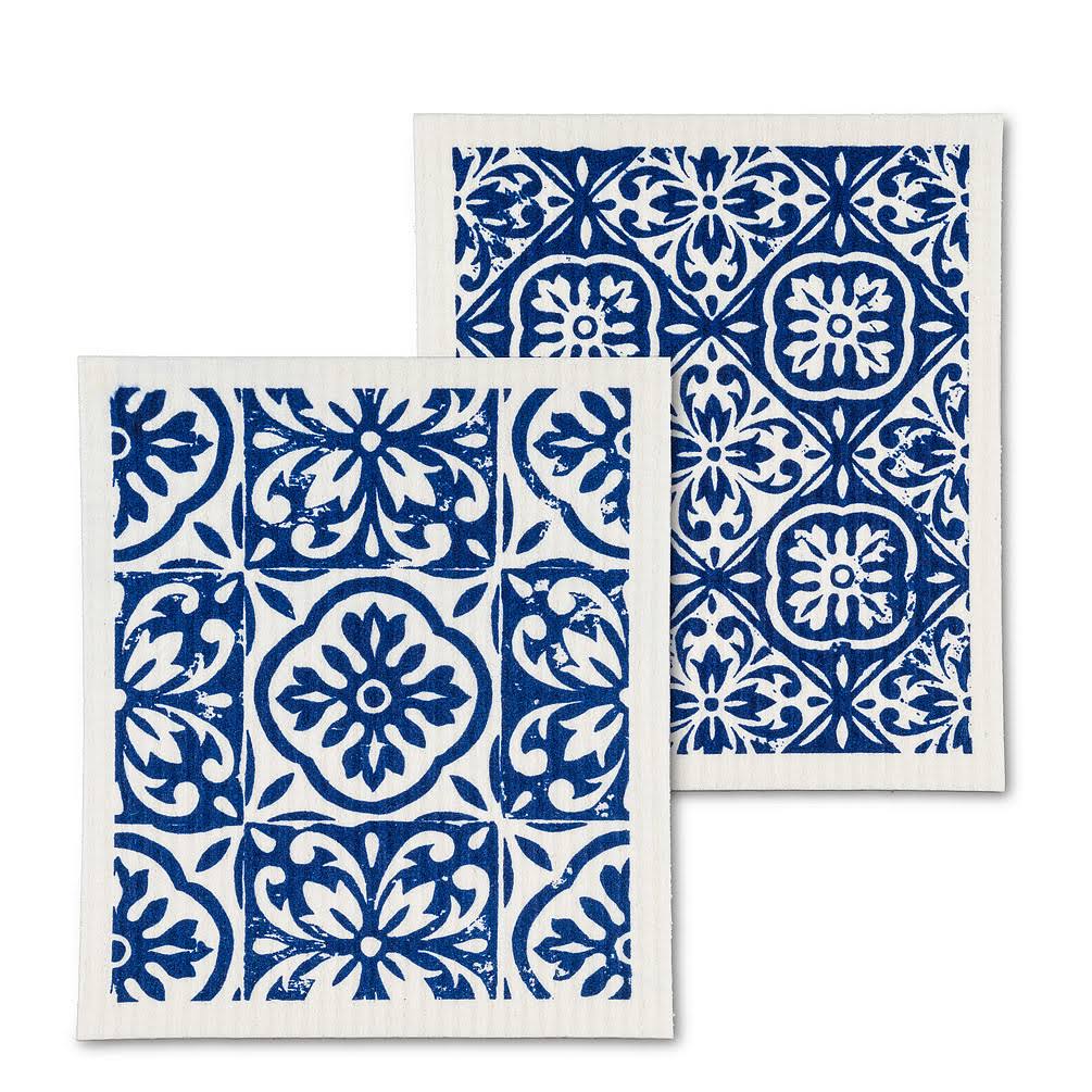 Abbott - Swedish Dish Cloth - Blue Tile