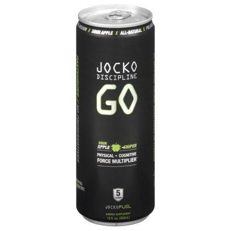 Jocko Go Energy Drink, Sour Apple Sniper - 12 fl oz