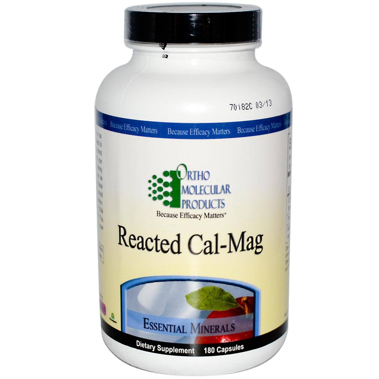 Ortho Molecular Product Reacted Cal Mag Dietary Supplement - 180ct