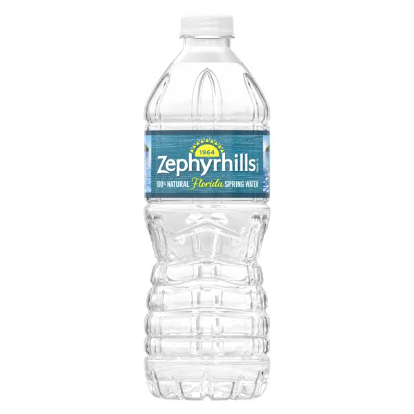 Zephyrhills Water 100% Natural Spring - 16.9 fl oz