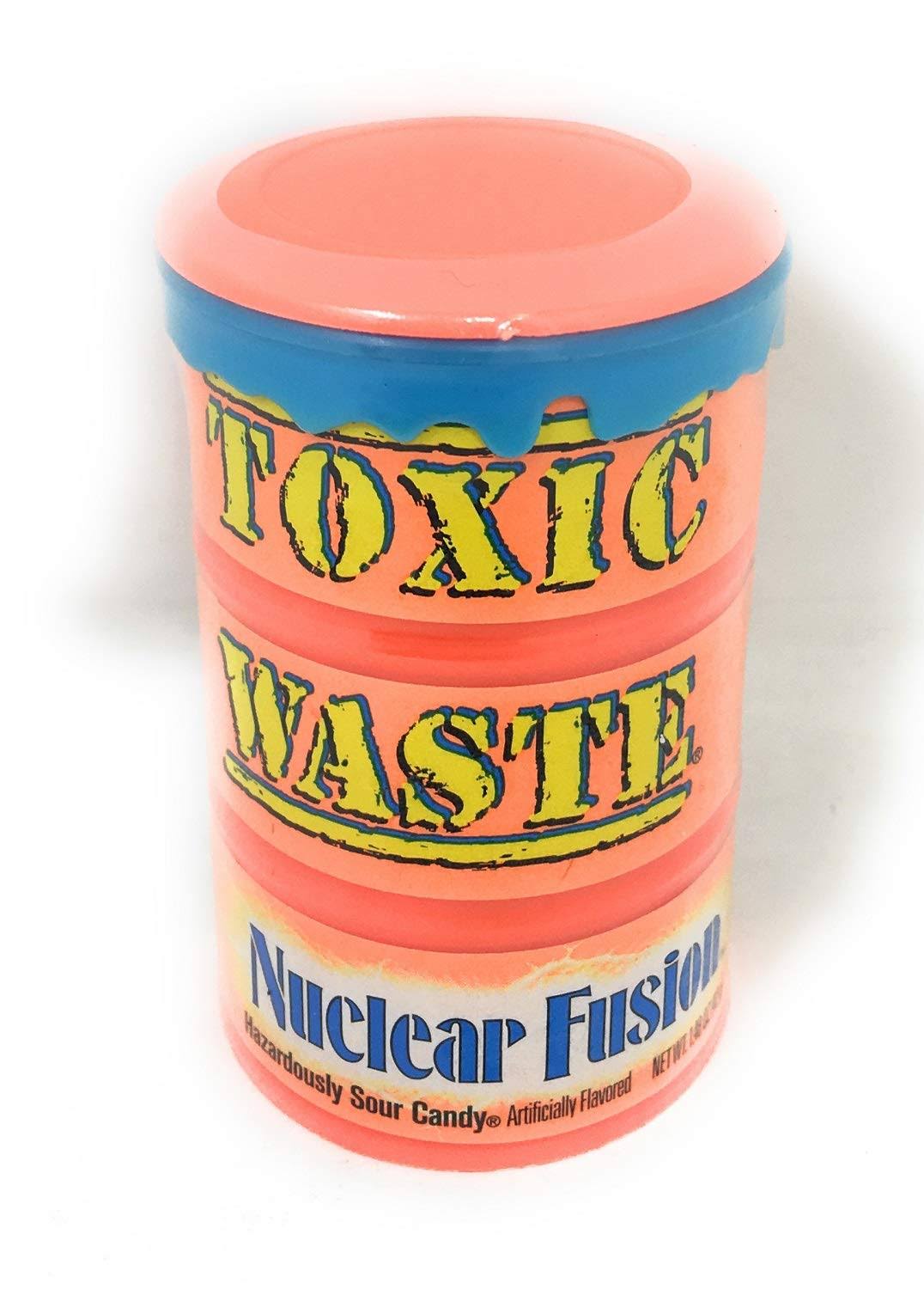 Toxic Waste Nuclear Fusion Drums Extreme Sour Candy - 1.48oz, 12ct