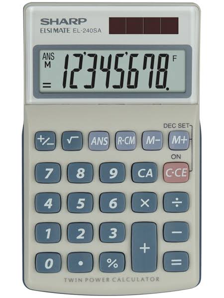 Sharp El 240SAB Calculator