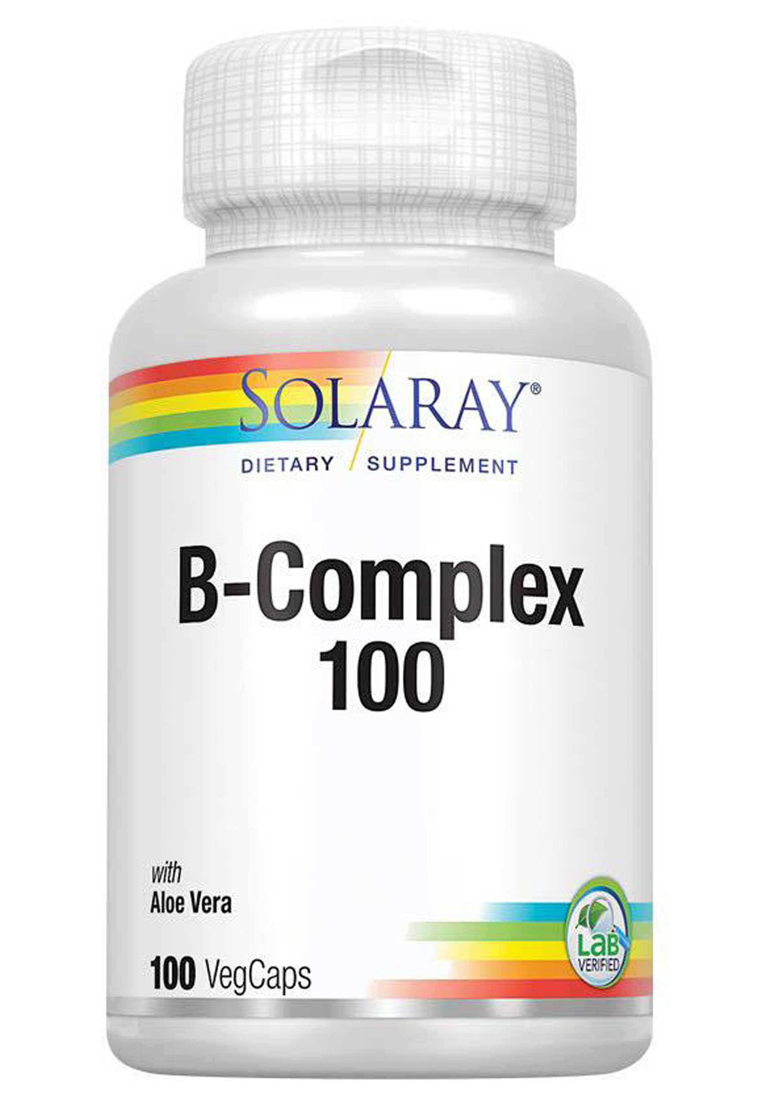 Solaray B-Complex 100mg Dietary Supplement - 100 Capsules