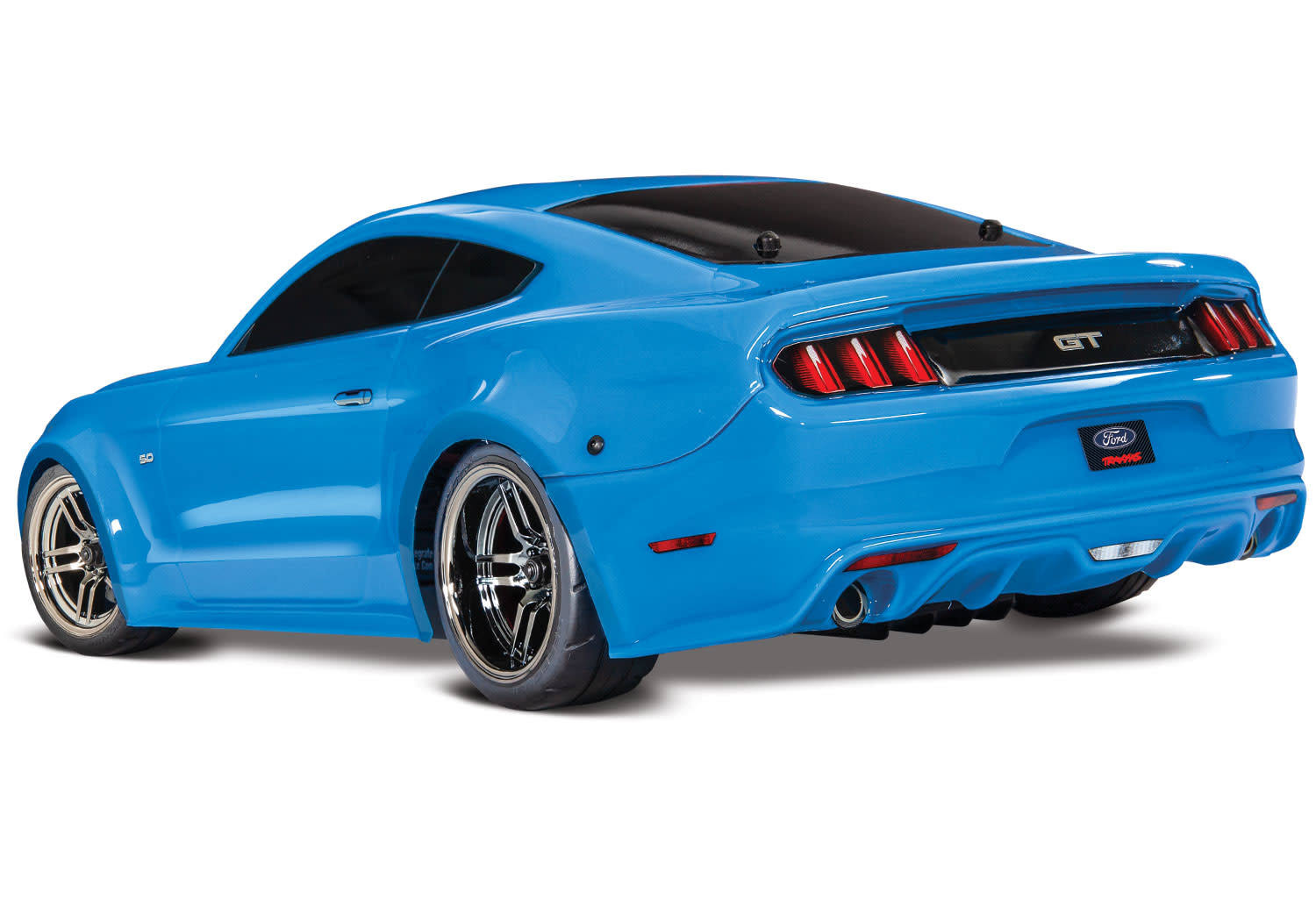 TRAXXAS TRA 83044-4BLUEX Ford Mustang GT : 1/10 Scale AWD Supercar with TQ 2.4GHz radio system