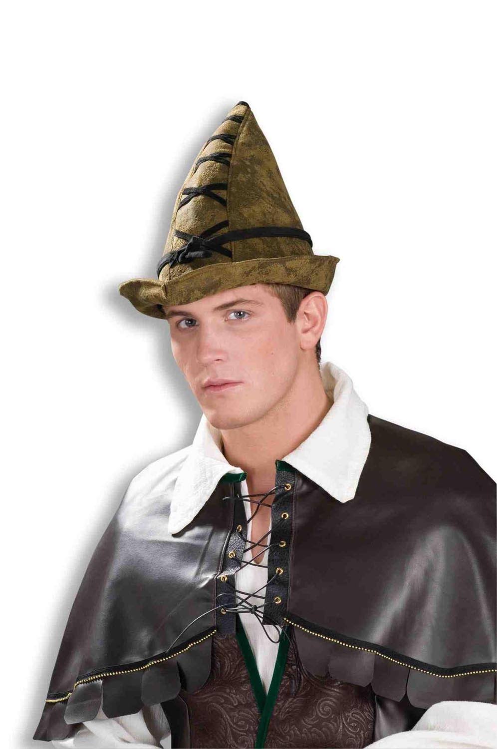 Deluxe Brown Robin Hood Adult Costume Hat