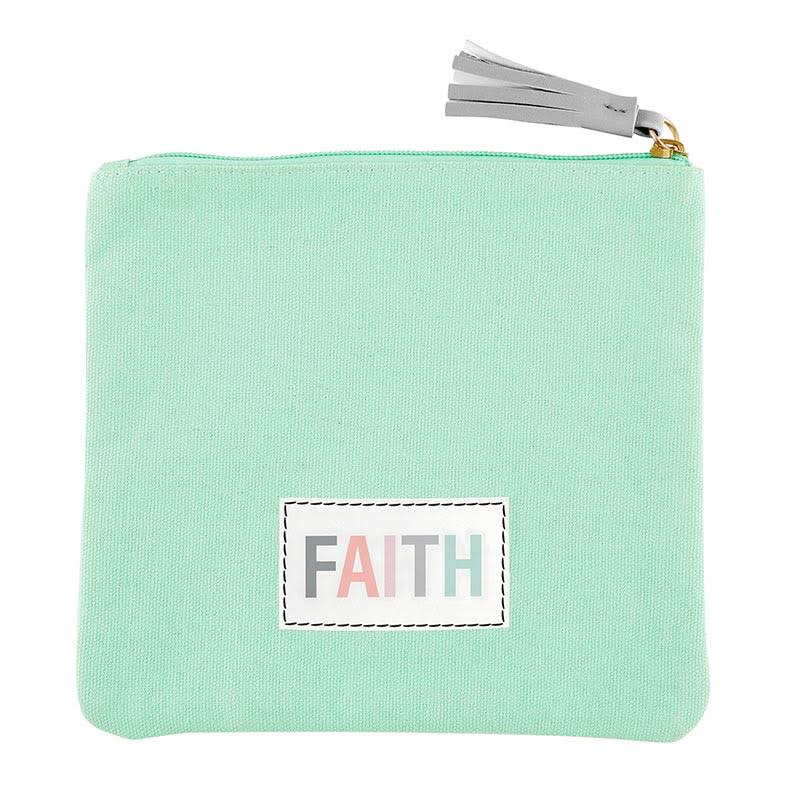 Gifts of Faith J5679 Canvas Pouch - Faith - Green