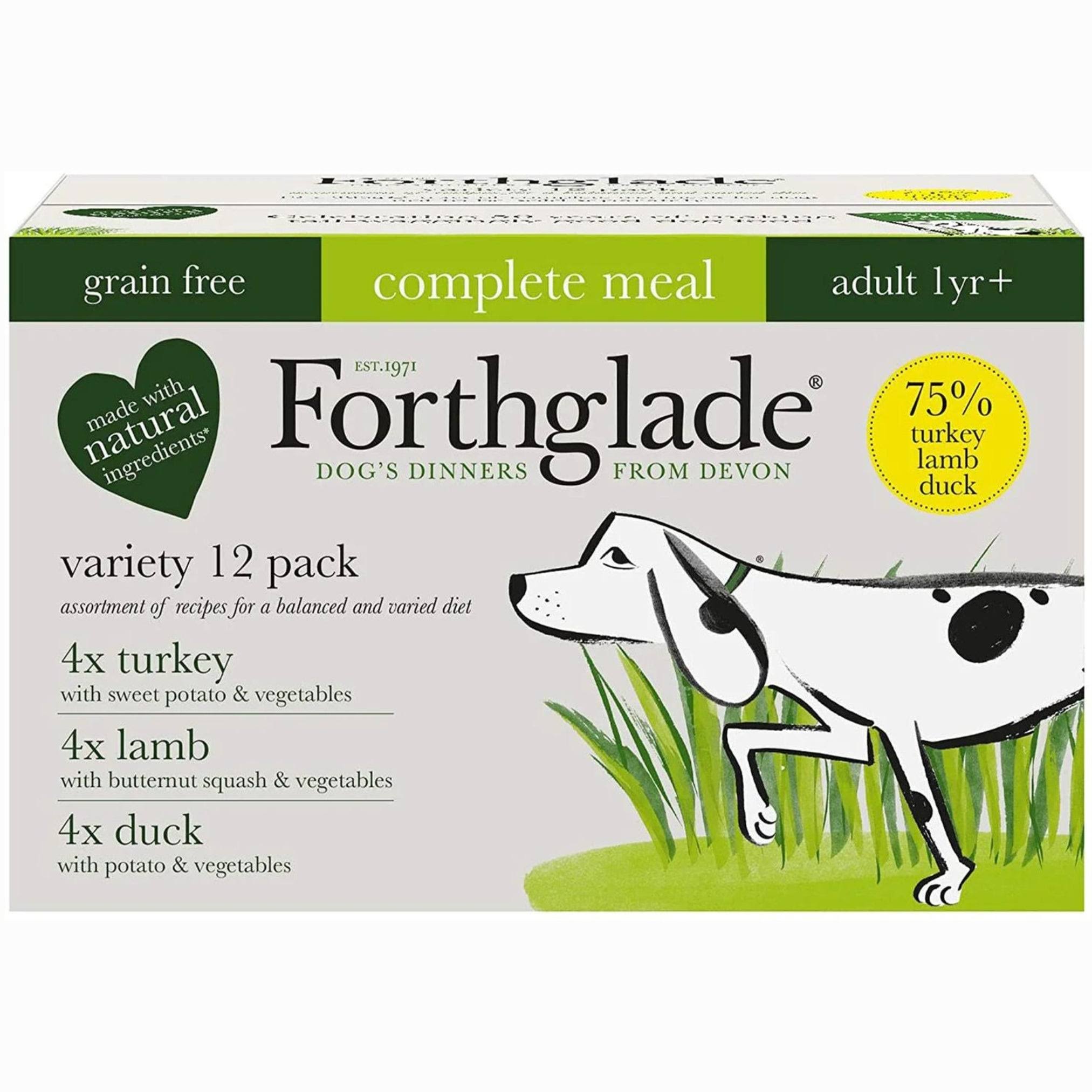 Forthglade Natural Complete Meal Adult Dog Food - 395g