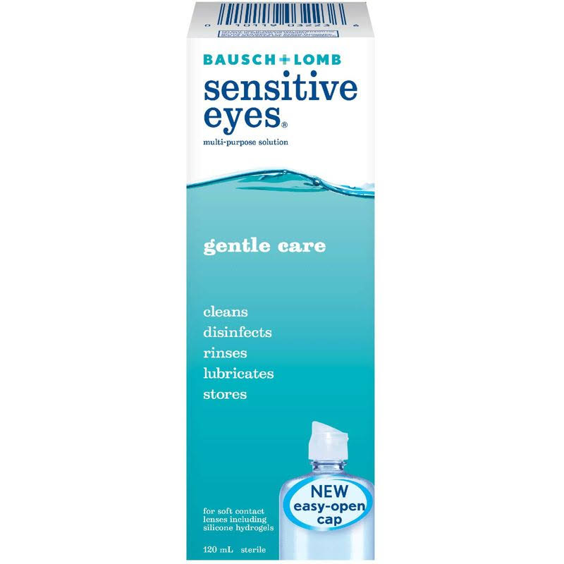 Bausch Lomb Sensitive Eyes Multi Purpose Solution Gentle Care 4oz EXP 03/2021 A1