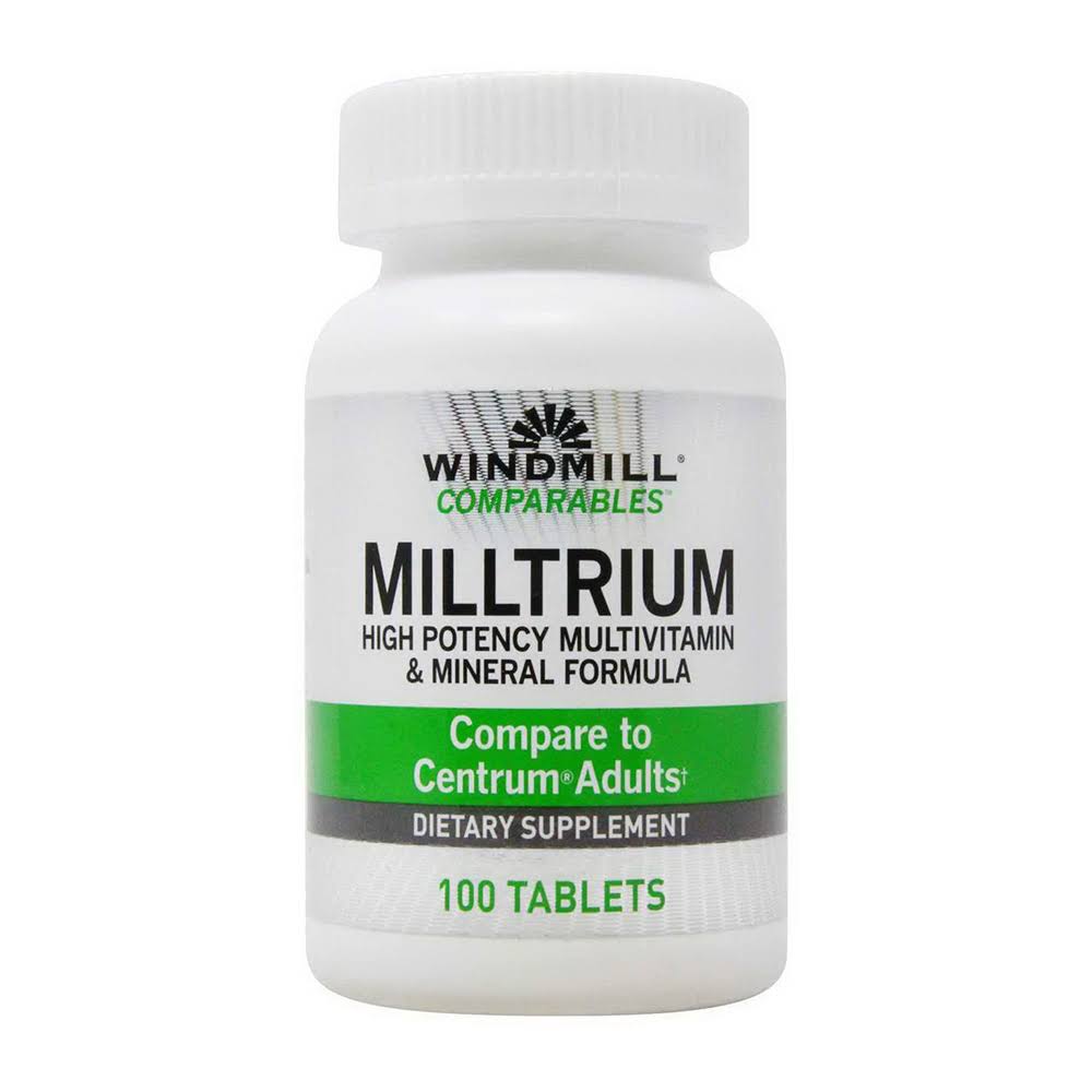 Windmill Advanced Formula Milltrium - 100 Tablets