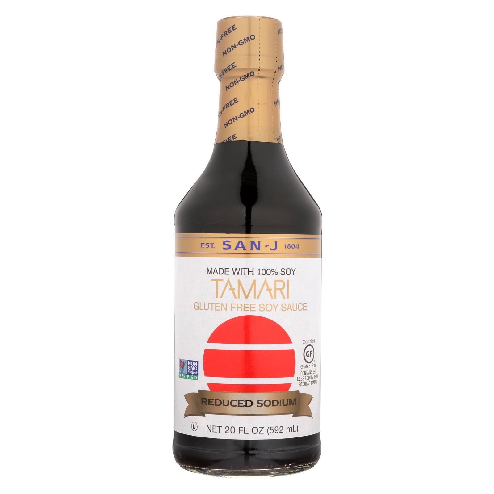 San J Naturally Brewed Tamari Premium Soy Sauce