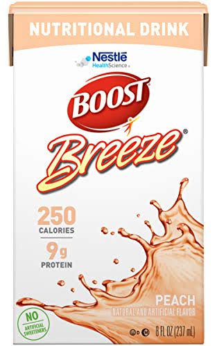 Resource Liquid Nutrition - Breeze Clear Peach, 27 x 8oz