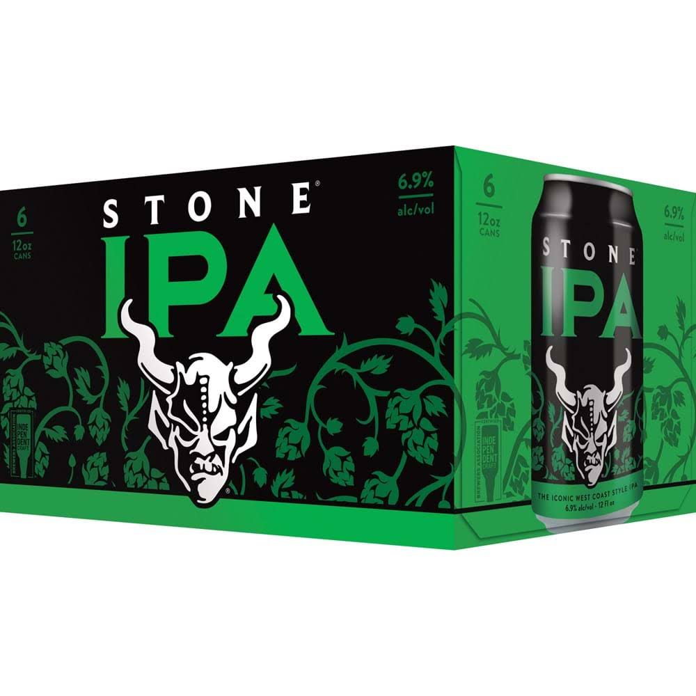 Stone Beer, IPA - 6 pack, 12 oz cans