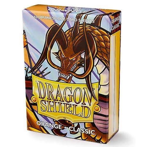 Dragon Shield Classic Orange Japanese Size Card Sleeves - 60ct