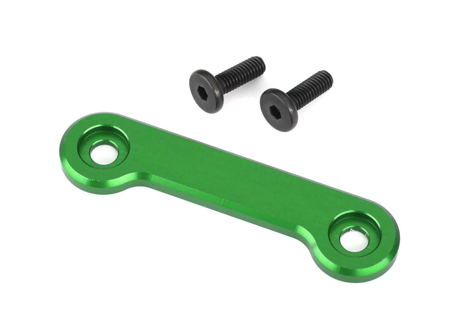 Traxxas 9617G Wing Washer, 6061-T6 Aluminum (green-anodized) (1)/ 4x12mm FCS (2)
