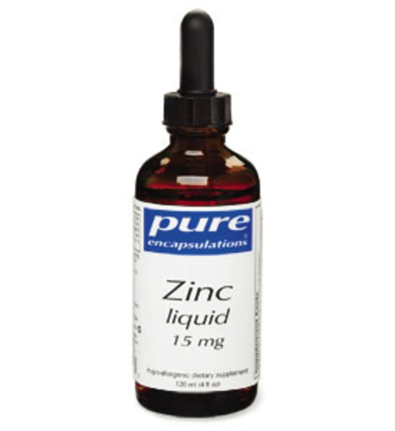 Pure Encapsulations Zinc Liquid Supplement - 15mg, 120ml