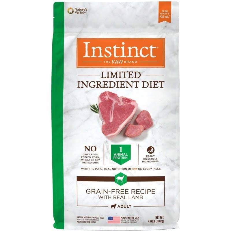 Instinct Dog Food Limited Ingredient Diet Grain Free Lamb