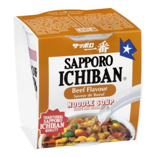 Sapporo Ichiban Instant Noodle Soup - Beef Flavour