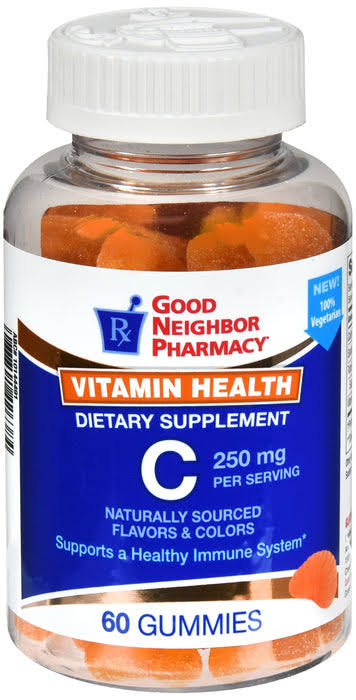 GNP Vitamin C 250 MG Orange Gummy 60 CT