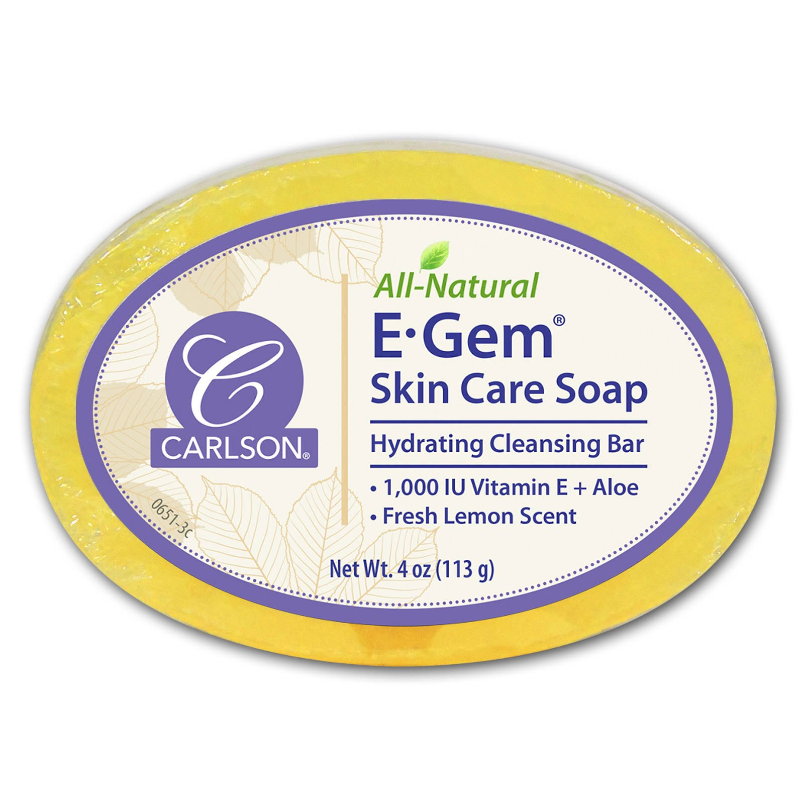 Carlson Laboratories E-gem Skin Care Soap - 4oz