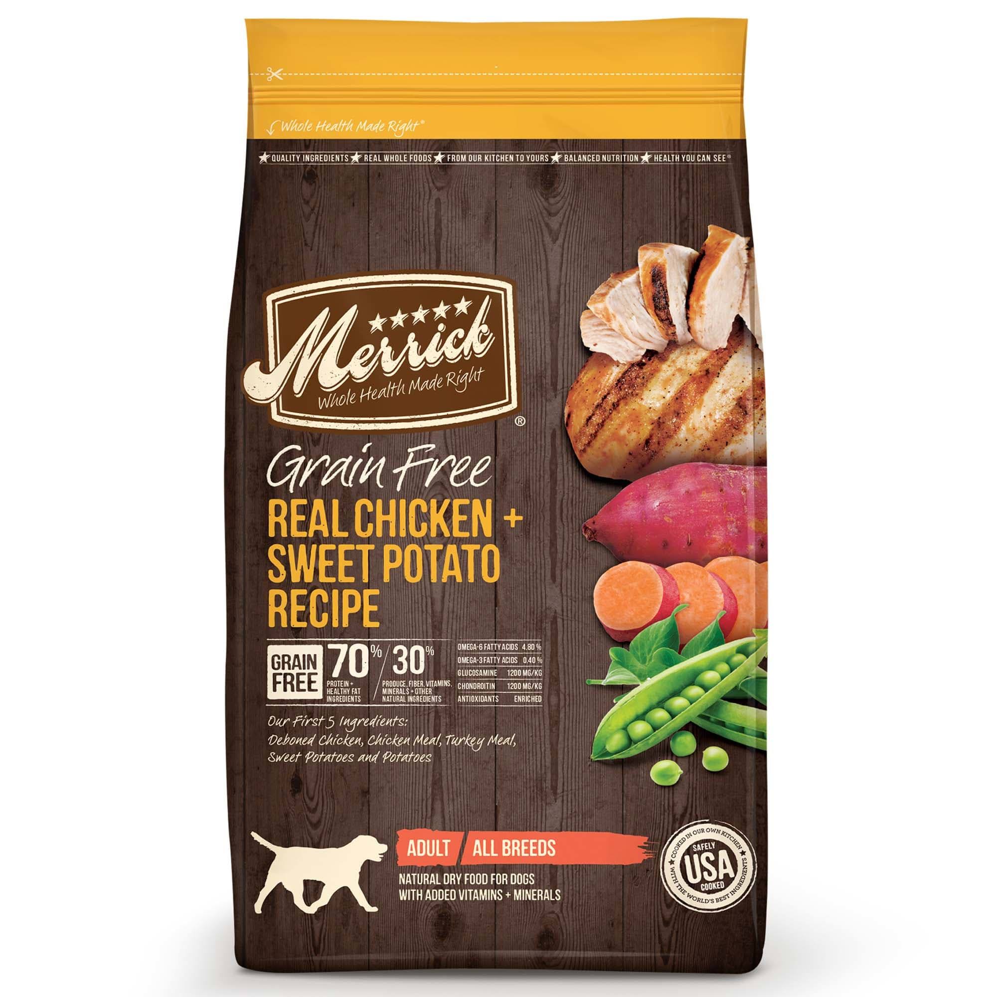 Merrick Grain Free Dry Dog Food - Real Chicken & Sweet Potato