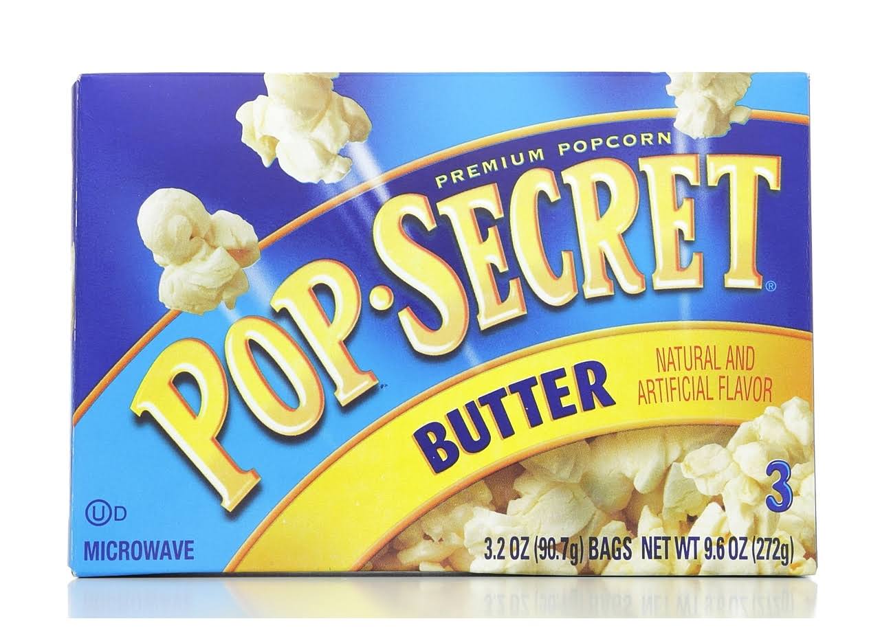 Pop Secret Butter Premium Popcorn - 3.2oz, 3ct