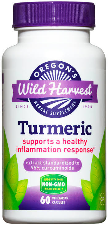 Oregon's Wild Harvest Turmeric - 60 Vcaps