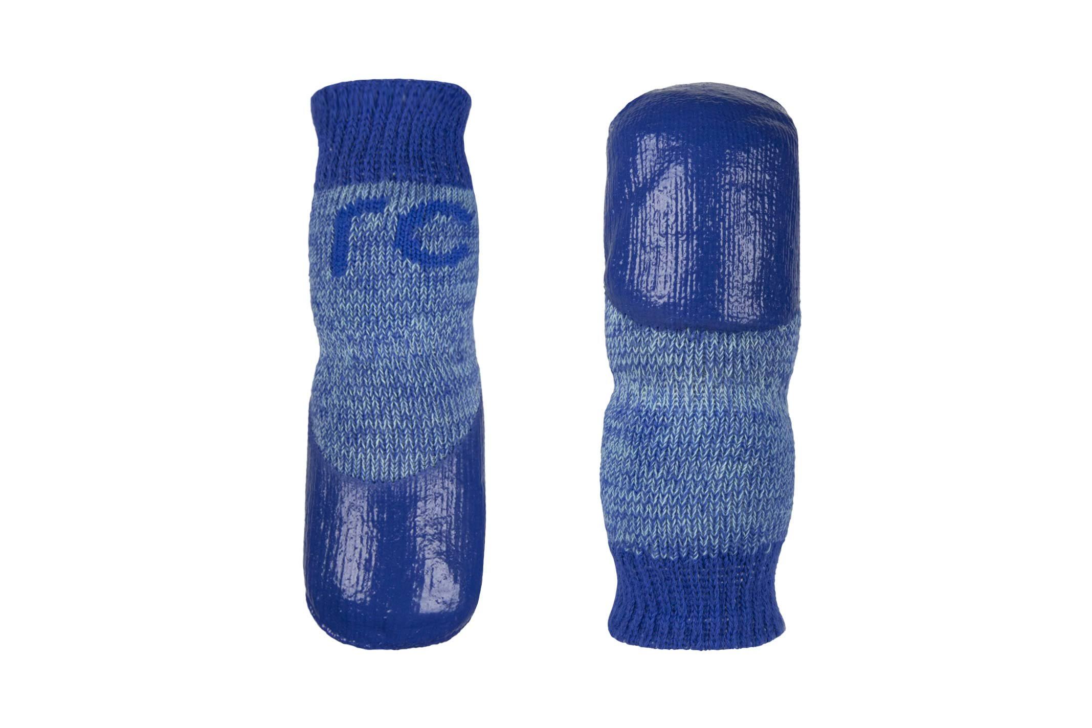 RC Pet Products Sport Pawks Dog Socks - Blue Heather, Small