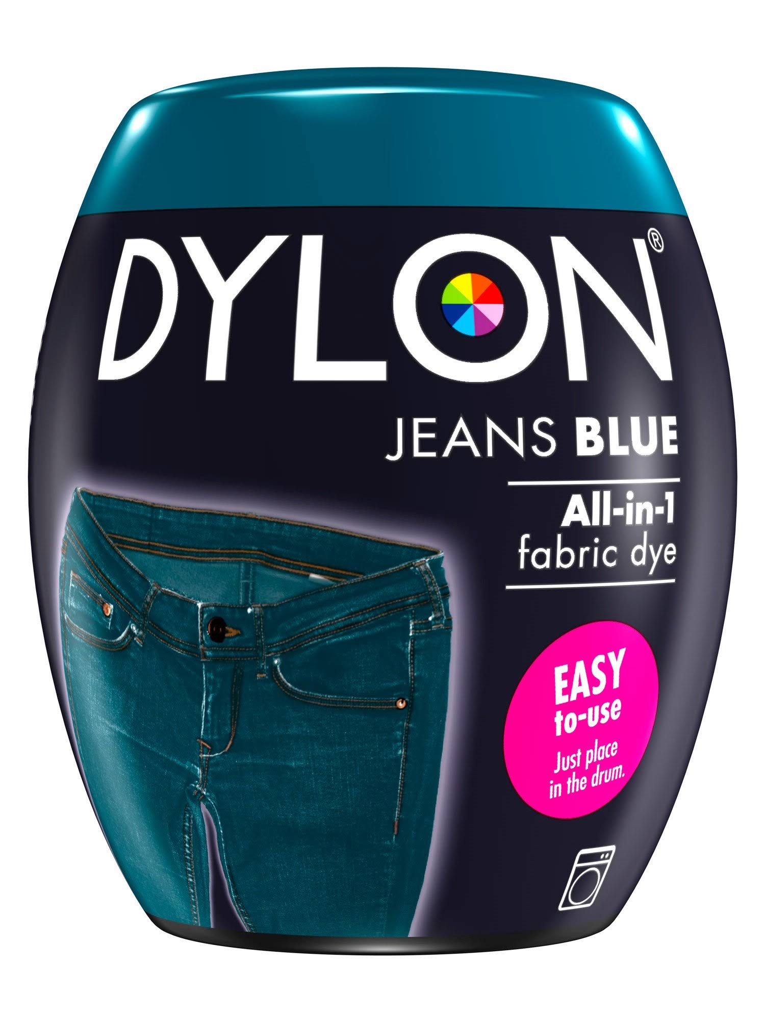 Dylon All in 1 Fabric Dye - Jeans Blue, 350g