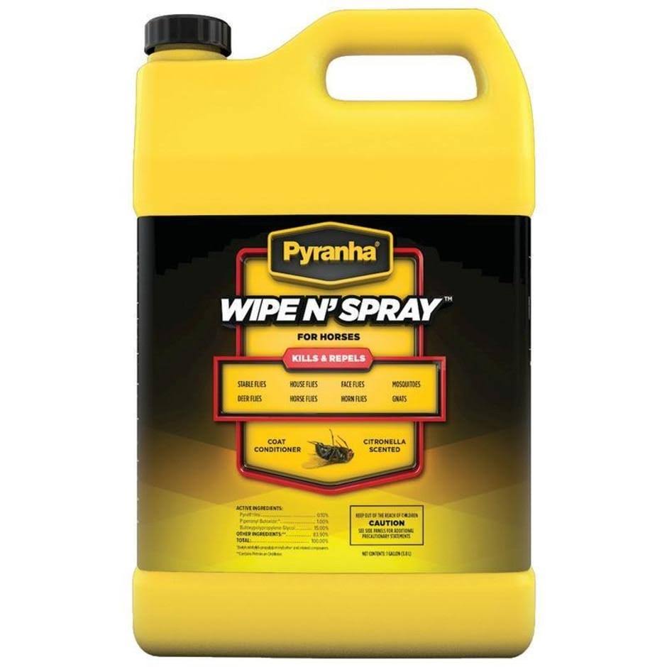 Pyranha Wipe 'N Spray Fly Protection