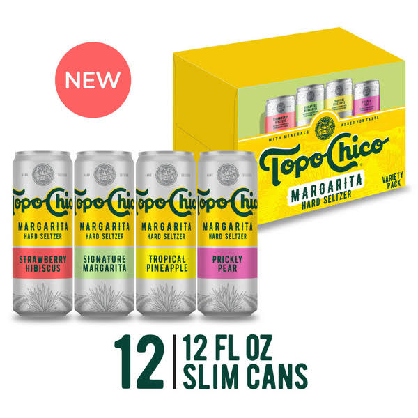 Topo Chico Margarita Hard Seltzer Variety 12-Pack Can