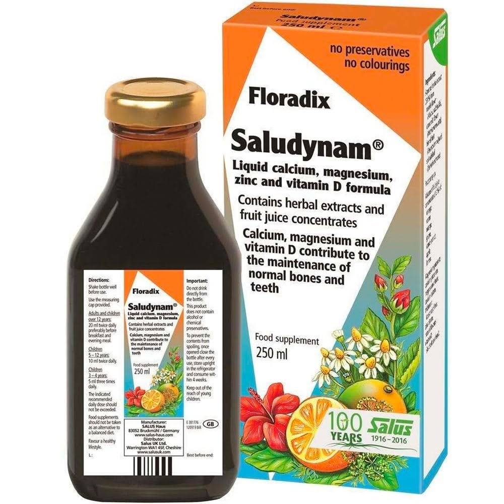 Floradix Saludynam Food Supplement Liquid - 250ml