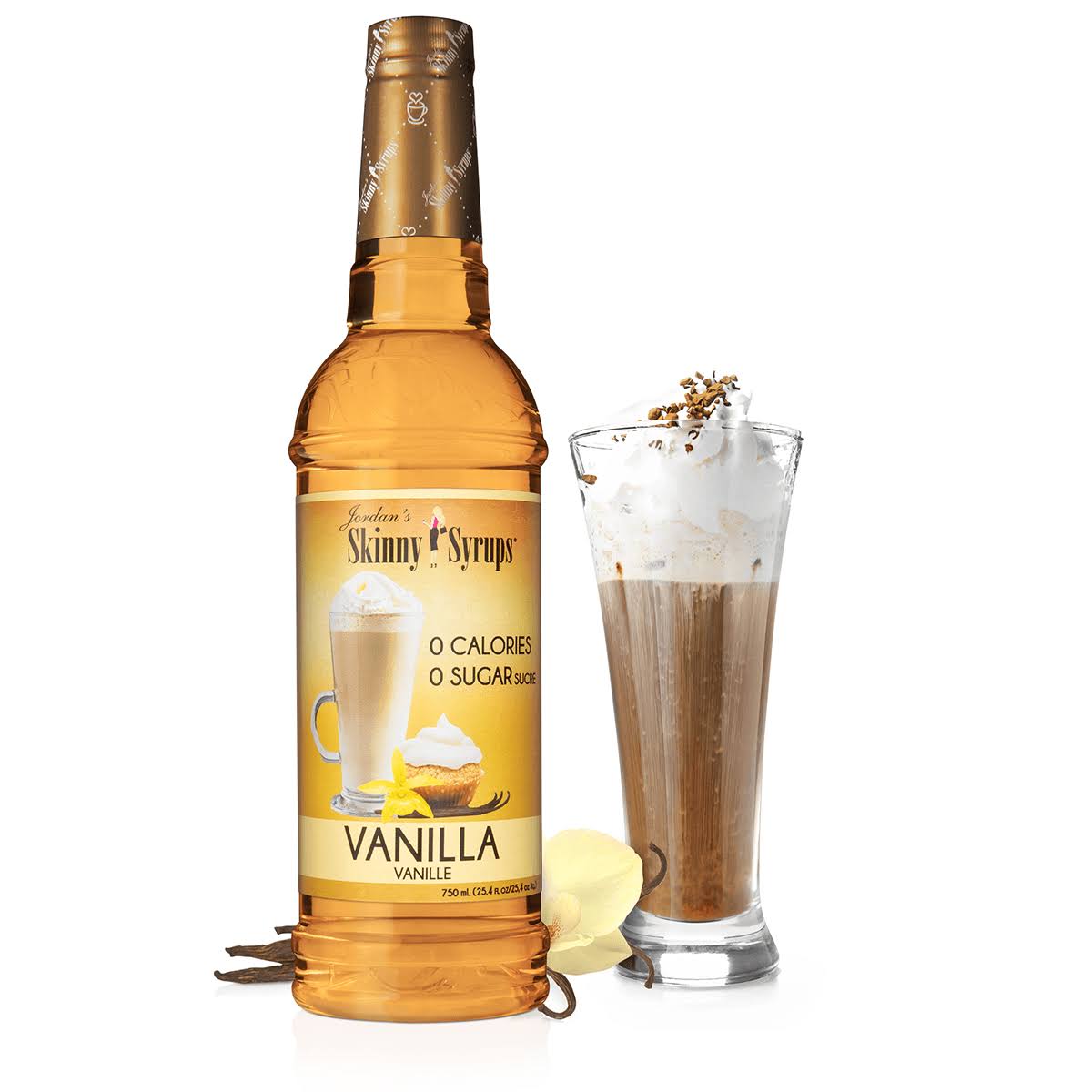 Skinny Mixes Sugar Free Syrup - 750ml Vanilla