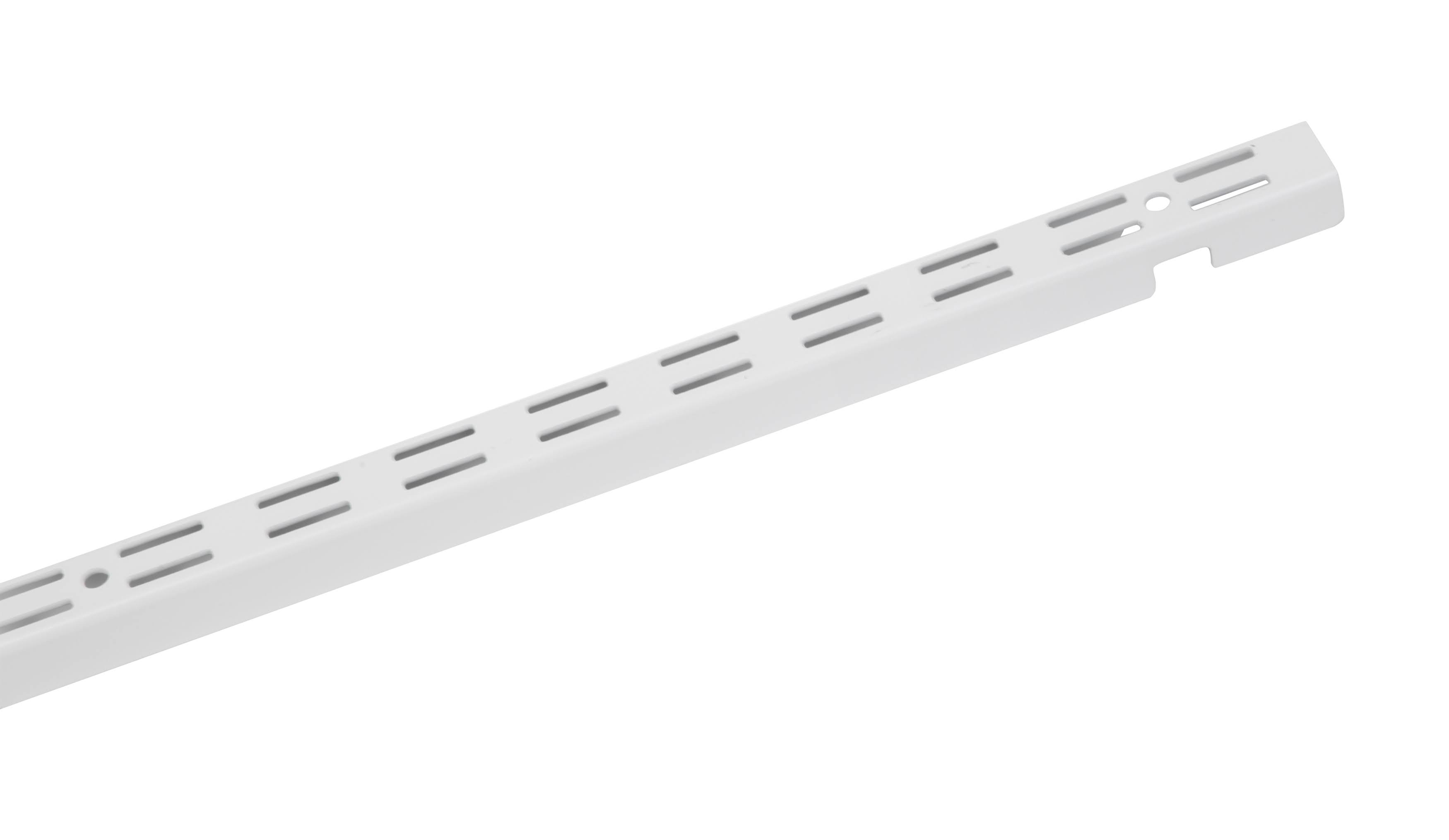 Closetmaid Shelf Track - 30" x 1", White, 3pk