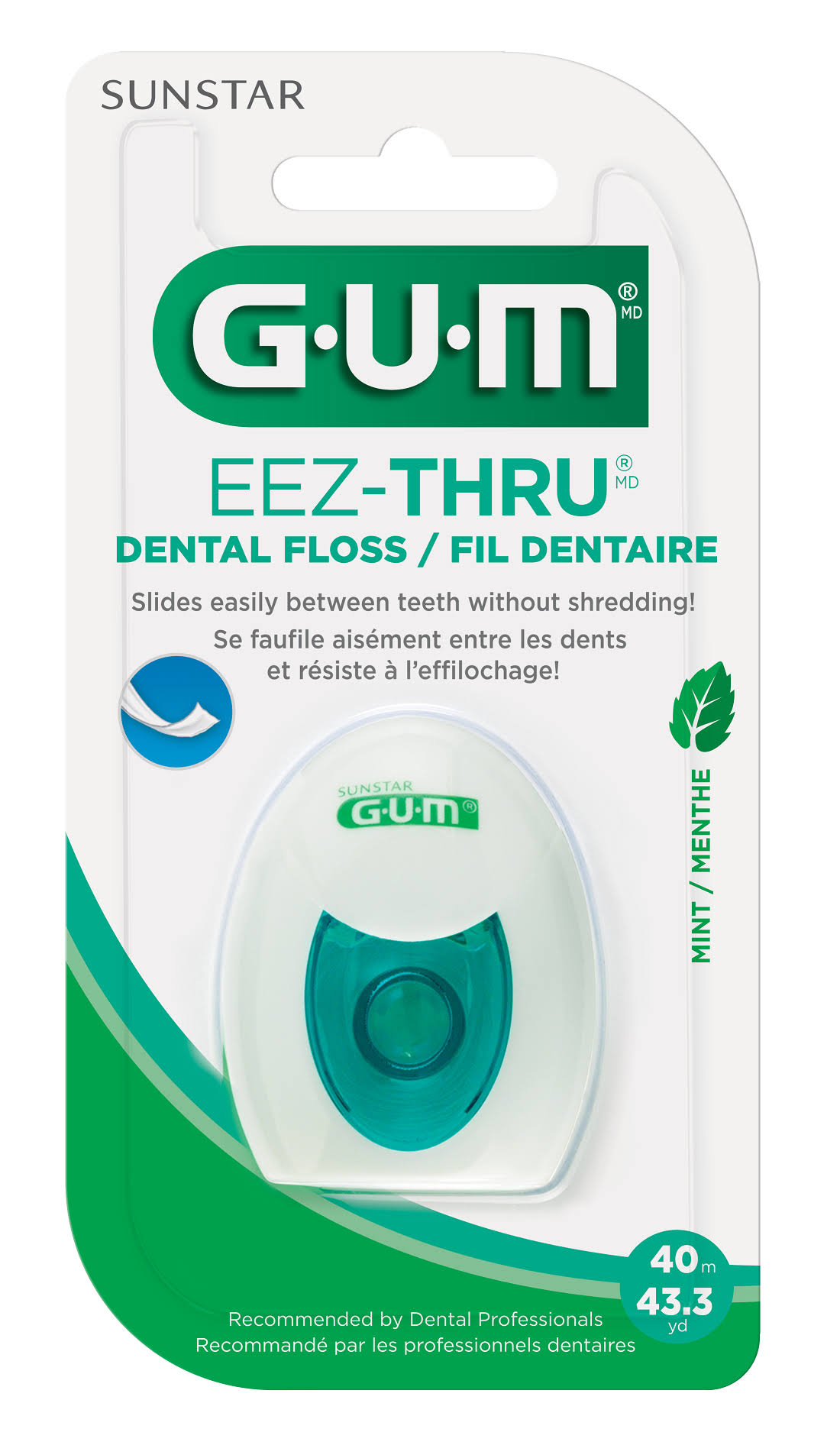 Gum Eez-Thru Dental Floss - 43.3yds